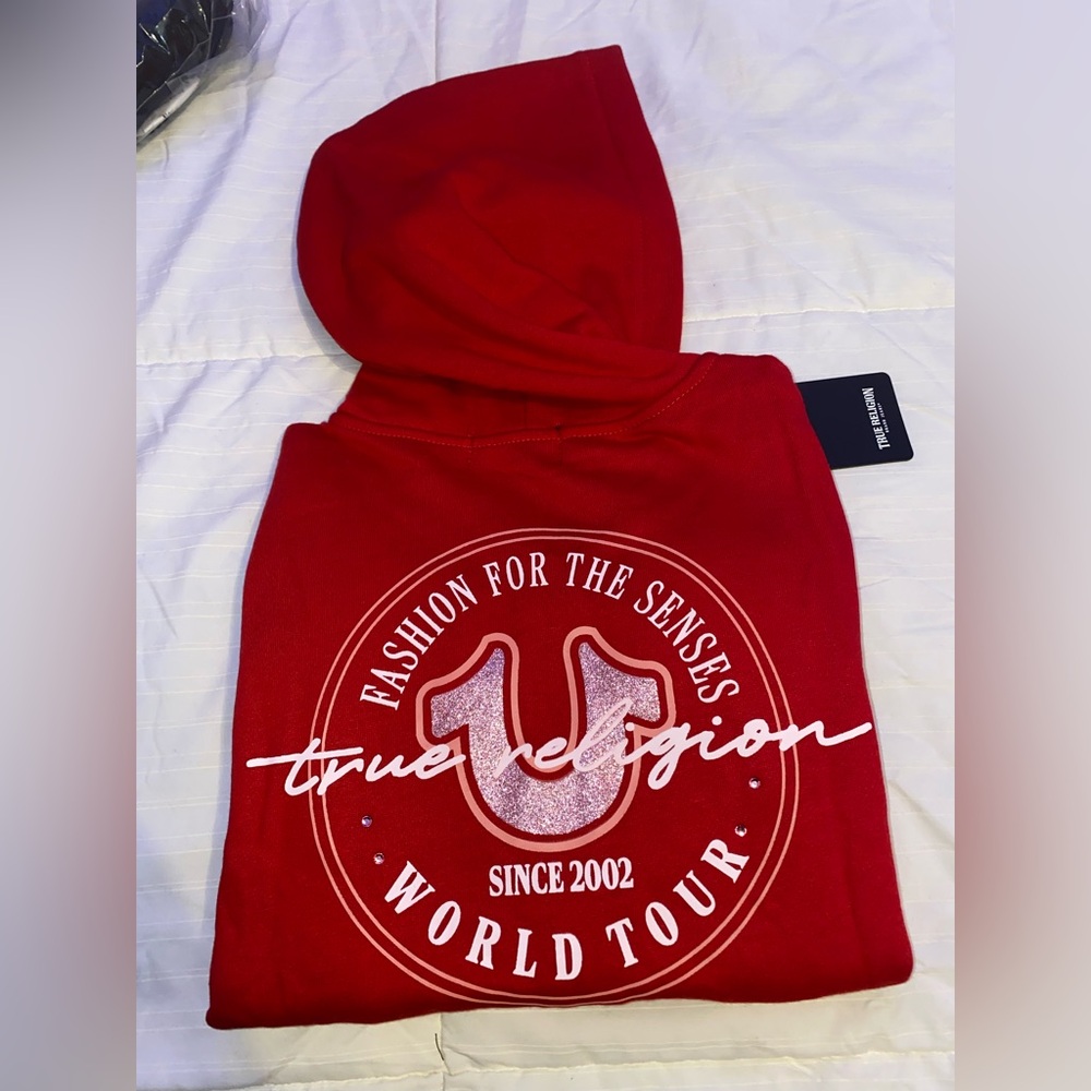Girls True Religion full zip hoodie